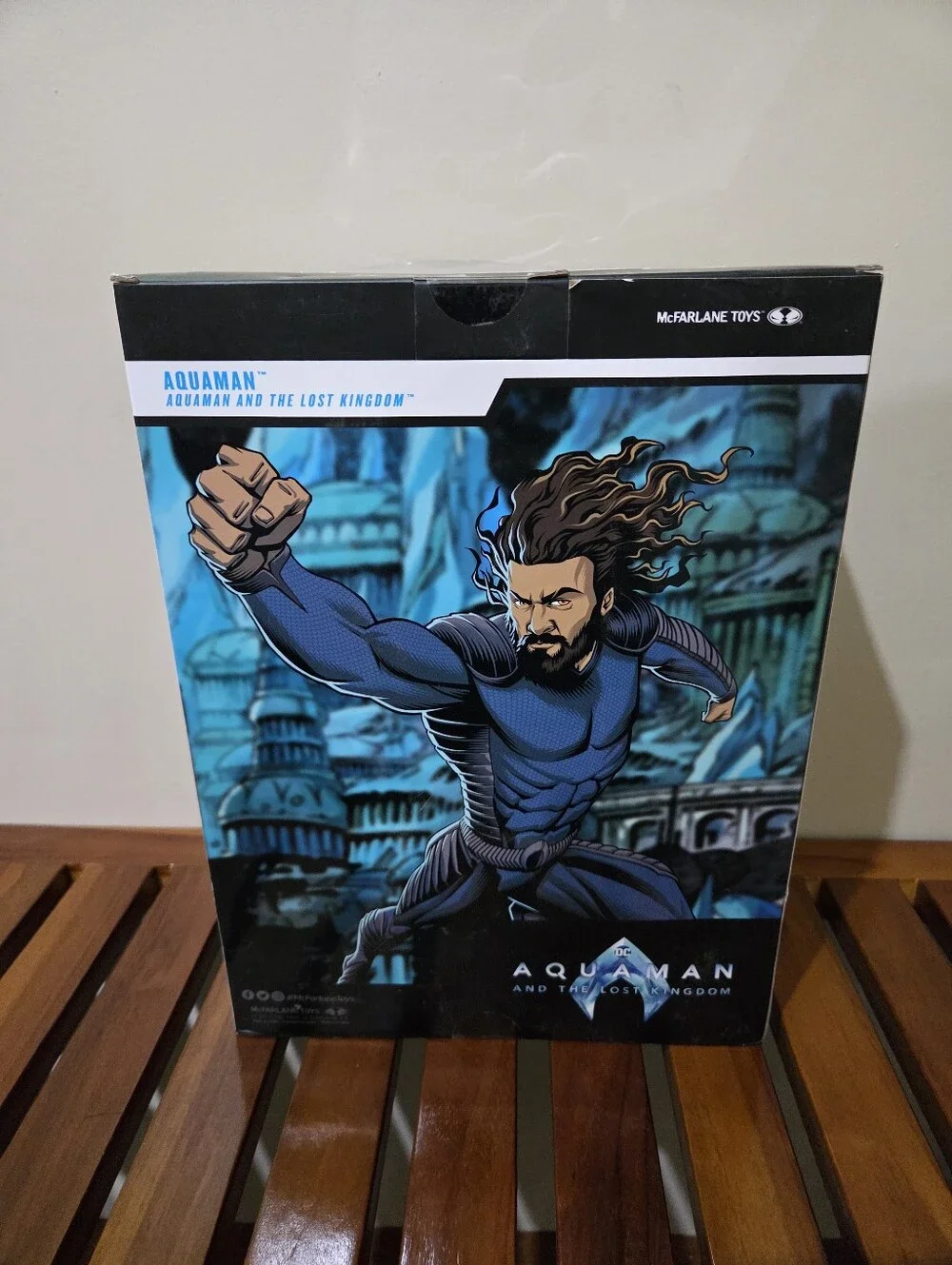 DC Aquaman 12in. Action Figure - Black and Dark Gray Armor *See Details